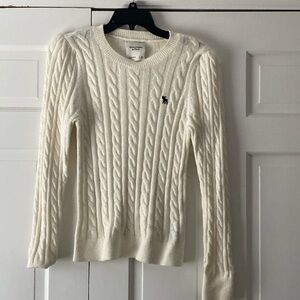 Abercrombie ivory sweater